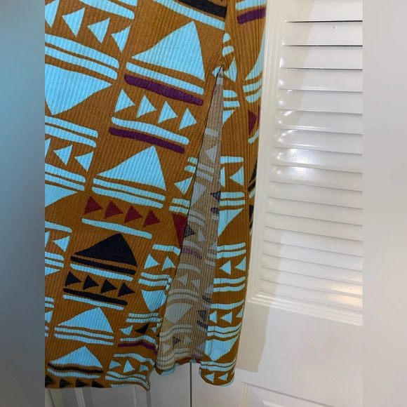 Lularoe Joy Aztec Long Vest Medium - Picture 3 of 7